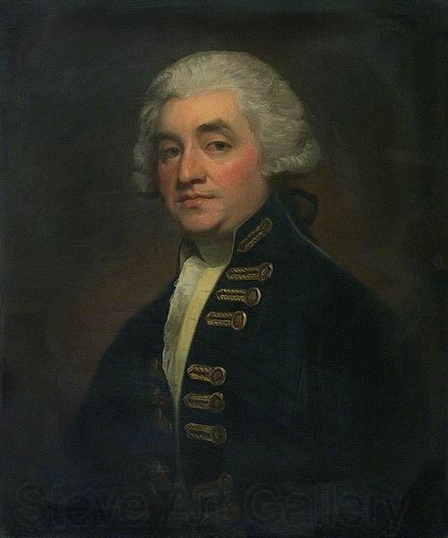 George Romney Vice-Admiral Sir Joshua Rowley Norge oil painting art